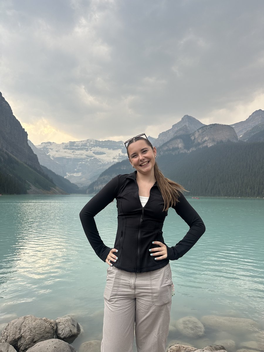 Evie at Lake Louise, Canada